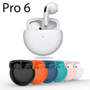 Air Pro 6 TWS Fones de ouvido Bluetooth sem fio Fones de ouvido esportivos jorge