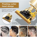 Máquina De Cortar Cabelo Para Barba Masculina Designer Aleatório Elétrico Profissional