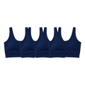 Kit 4 Top Cropped Academia Forro Duplo Microfibra Feminino