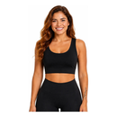 Kit 4 Top Cropped Academia Forro Duplo Microfibra Feminino