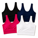 Kit 4 Top Cropped Academia Forro Duplo Microfibra Feminino