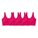 Kit 4 Top Cropped Academia Forro Duplo Microfibra Feminino