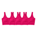 Kit 4 Top Cropped Academia Forro Duplo Microfibra Feminino
