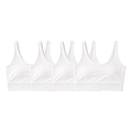 Kit 4 Top Cropped Academia Forro Duplo Microfibra Feminino