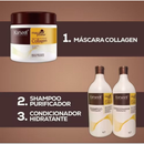 Kit Karseell Profissional Completo Shampoo 1L + Condicionador 1L + Másc 500g + Óleo 50ml 4 produtos