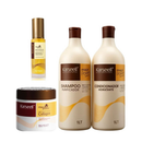 Kit Karseell Profissional Completo Shampoo 1L + Condicionador 1L + Másc 500g + Óleo 50ml 4 produtos