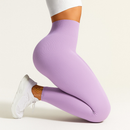 Calça Legging Canelada Premium de Cintura Alta Sem Costura Academia Feminina Elástica e Fitness