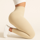 Calça Legging Canelada Premium de Cintura Alta Sem Costura Academia Feminina Elástica e Fitness