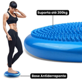 Almofada Disco Equilíbrio 33cm Inflável 200kg Exercícios Fitness Roller Liberação Miofascial Soltura