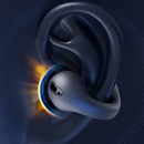 Fone Bluetooth OWS Sem Fio 5.3 Open Ear Confortável para Academia Caminhada e Uso Diário